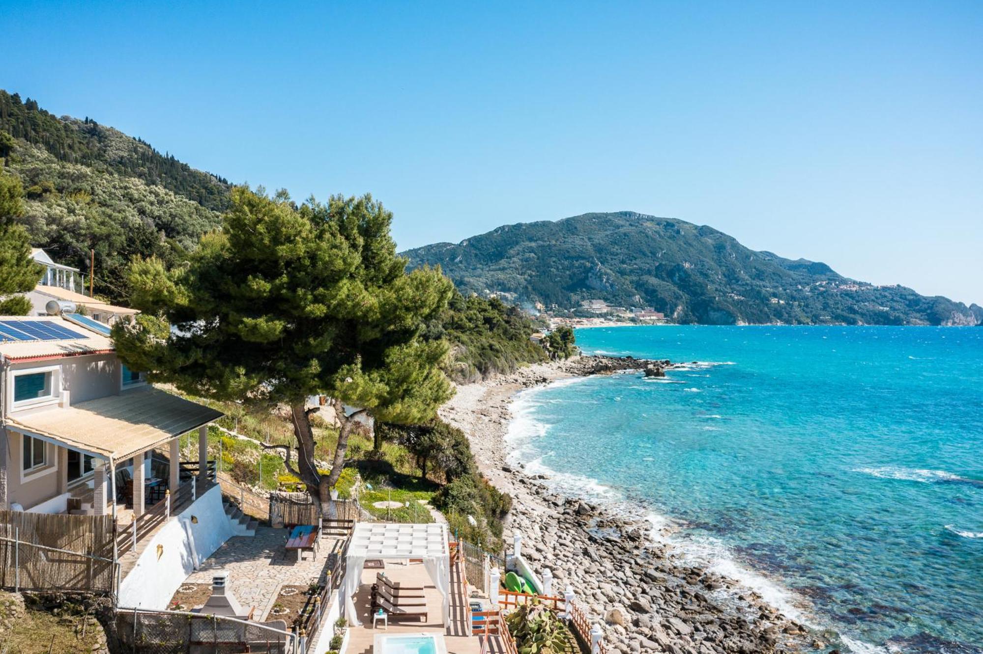 Villa Renata & Villa Filippos With Private Plunge Pool By Konnect Agios Gordios  Exterior foto